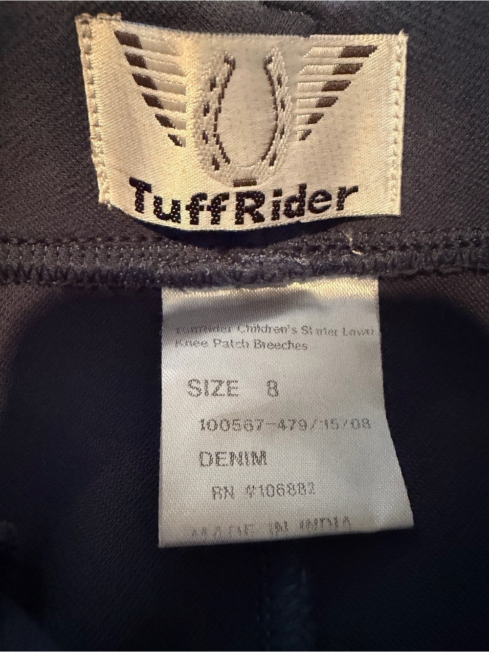 2 Pair Horse Riding Pants Breeches TuffRider Saxon - Picture 4 of 7